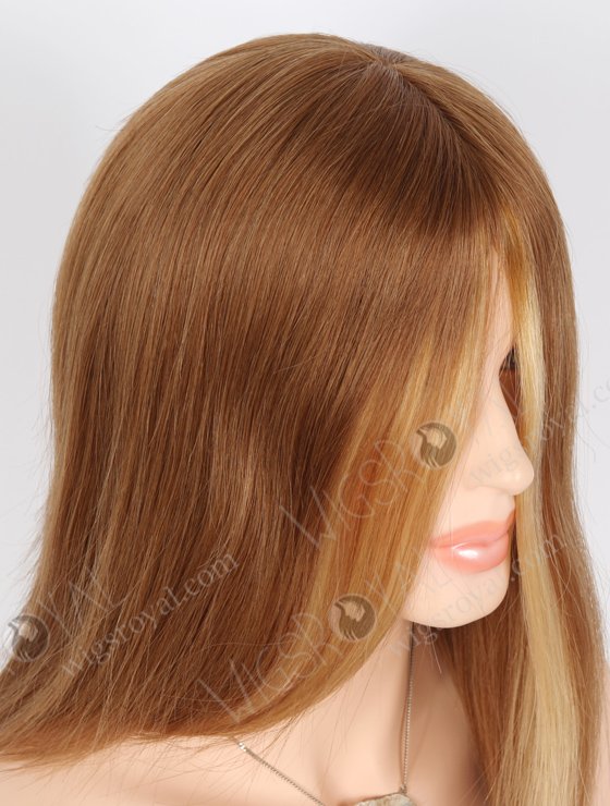 In Stock European Virgin Hair 14" Straight Color as Pic Silk Top Glueless Wig GL-08091-21814
