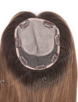 Top Quality Virgin Hair Toppers With Highlights Color Topper-115