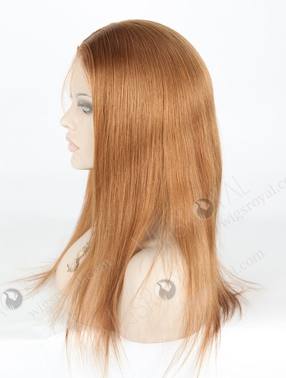 In Stock Brazilian Virgin Hair 18" Straight 10# Color Silk Top Full Lace Wig STW-426-22056