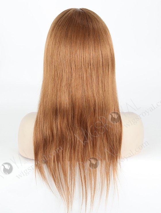 In Stock Brazilian Virgin Hair 18" Straight 10# Color Silk Top Full Lace Wig STW-426-22059