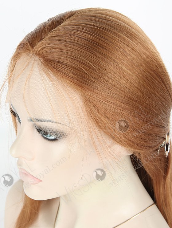 In Stock Brazilian Virgin Hair 18" Straight 10# Color Silk Top Full Lace Wig STW-426-22060
