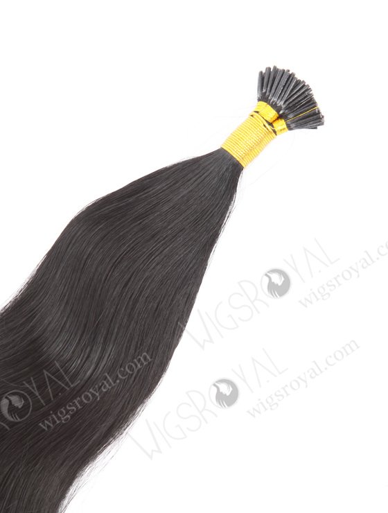 In Stock Indian Remy Hair 18" Straight 1# Color I Tip Hair Extensions CPH-001-22067
