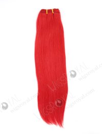 In Stock Brazilian Virgin Hair 16" Straight Red Color Machine Weft CSM-001