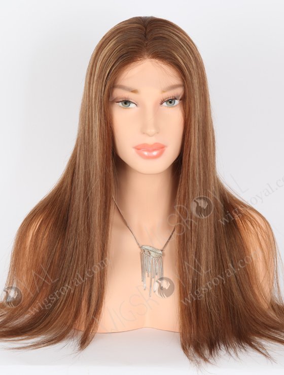 Brown Highlight Color Brazilian Virgin Human Hair Lace Front Wig WR-CLF-036-22316