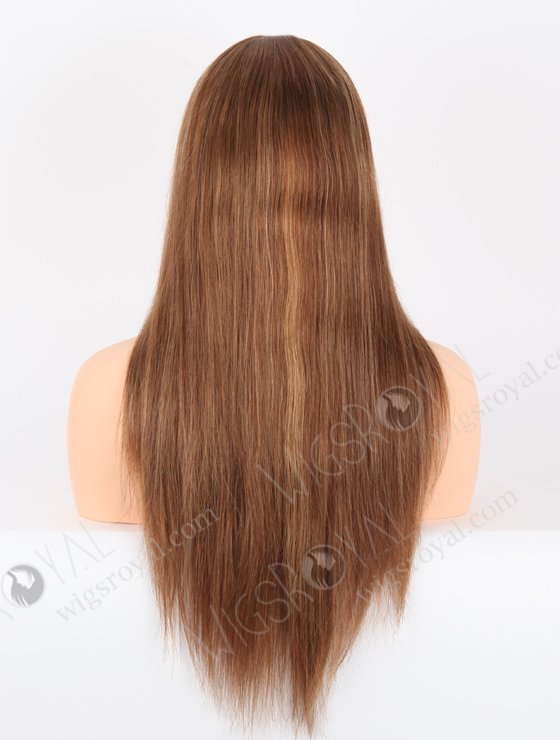 Brown Highlight Color Brazilian Virgin Human Hair Lace Front Wig WR-CLF-036-22320