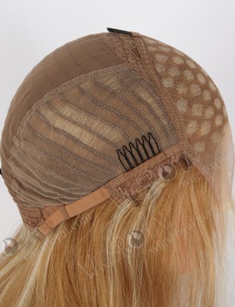 Brown Highlight Blonde Color Premium Raw Virgin Human Hair Lace Front Wig WR-CLF-037
