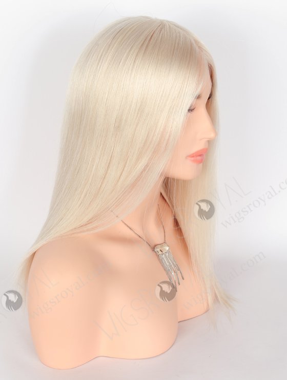 Attractive White Color Natural Mono Top Glueless Wigs GLM-08007-22387