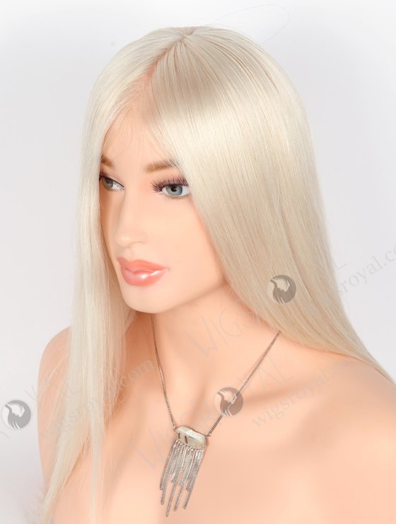 Attractive White Color Natural Mono Top Glueless Wigs GLM-08007-22388