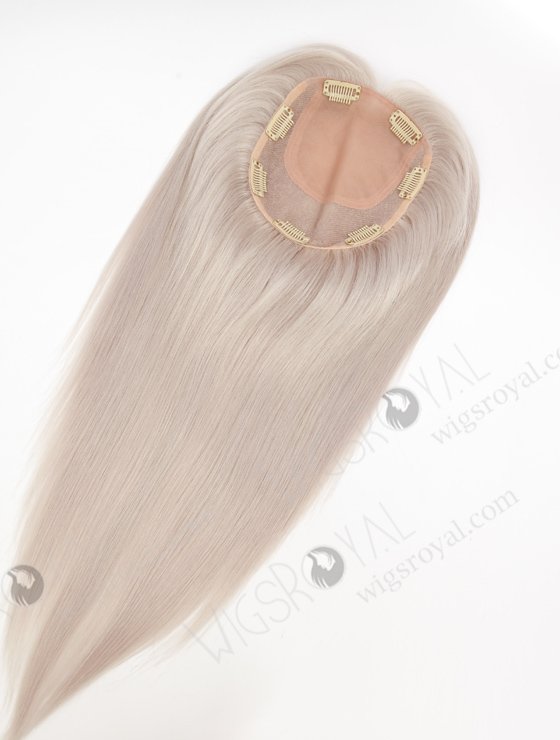 Luxury Silver Human Hair Toppers for Hair Loss Topper-135-23219