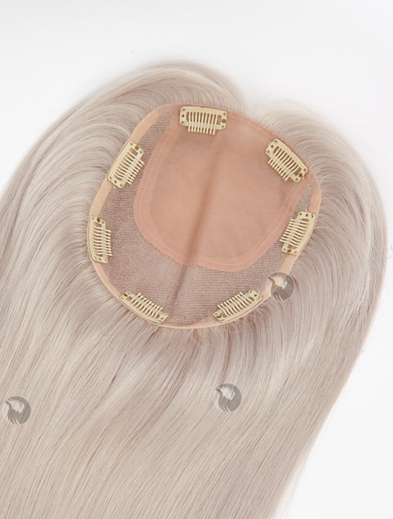 Luxury Silver Human Hair Toppers for Hair Loss Topper-135-23221