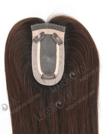 Afforadble Small Base Hair Toppers for Thinning Hair 16 Inch Black and Brown European Hair Topper-123