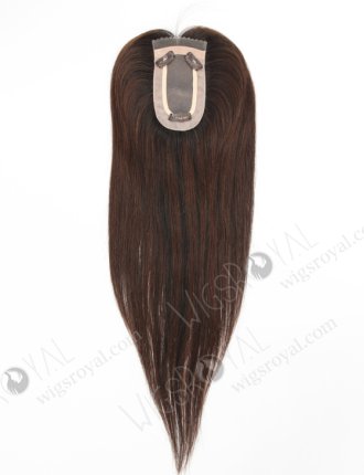 Afforadble Small Base Hair Toppers for Thinning Hair 16 Inch Black and Brown European Hair Topper-123