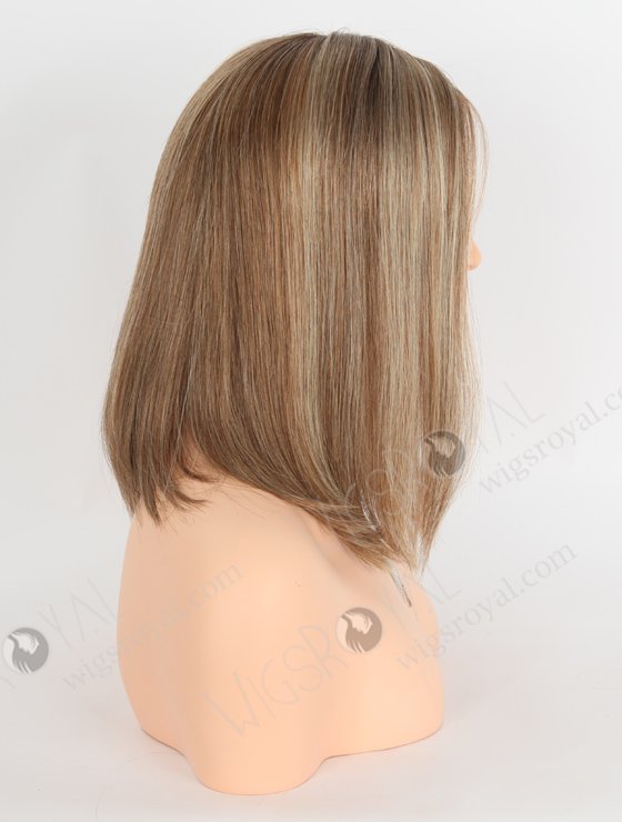 Face-Framing Highlight Hairline Bob Style Mono Top Glueless Wig GLM-08011-23490