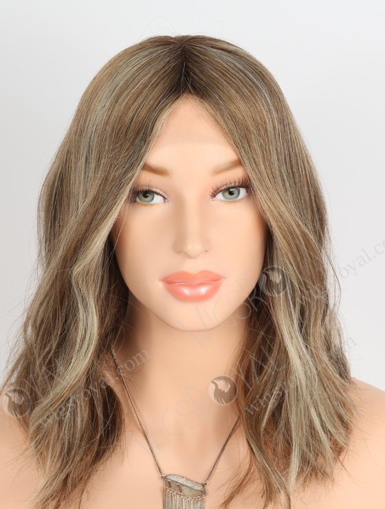 Best Medical Wigs Online Shopping 12 Inch Shoulder Length Brown with Blonde GRP-08003-23379