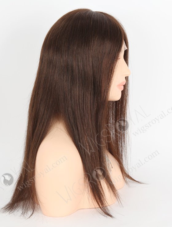 Medical Wigs for Alopecia Premium Quality Human Hair 16 Inch Brown Color GRP-08013-23473