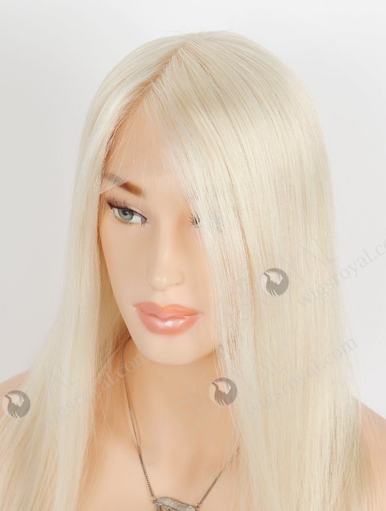 White Color Gripper Wig For Alopecia Women Without Glue GRP-08006-23415