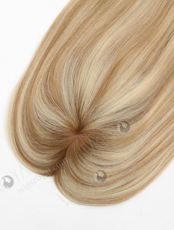 In Stock 5.5"*6.5" European Virgin Hair 16" Straight T8/60#/8# Silk Top Hair Topper-137-23533