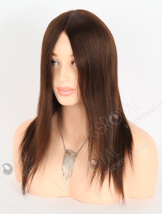 Best Medical Wigs for Alopecia and Cancer Patients 14 Inch Brown European Hair GRP-08012-23555