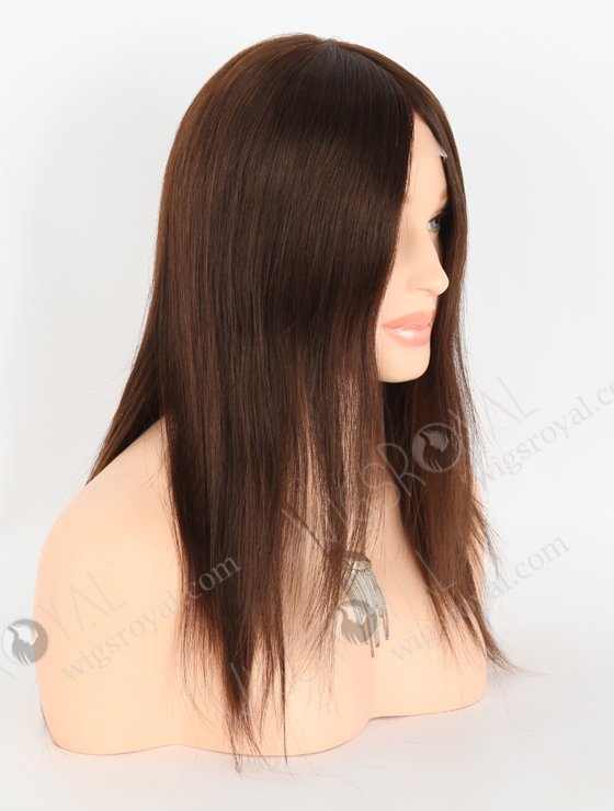 Best Medical Wigs for Alopecia and Cancer Patients 14 Inch Brown European Hair GRP-08012-23560