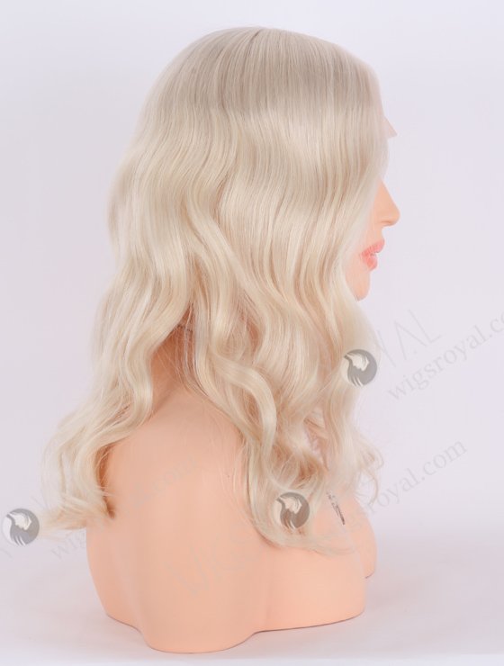 All One Length Beach Wave White Color Silk Top Wig GRD-08009-23640