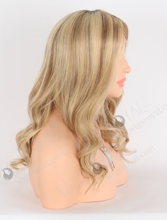 Gorgerous European Human Hair Blonde Highlight Color Lace Front Wig WR-CLF-047-23749