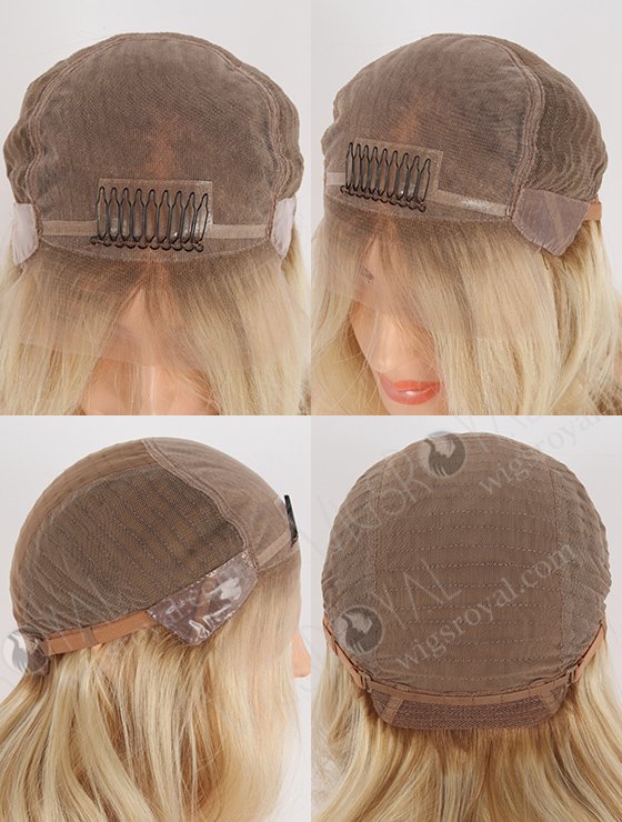 Gorgerous European Human Hair Blonde Highlight Color Lace Front Wig WR-CLF-047-23888