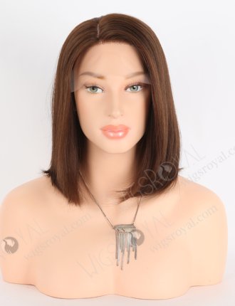 Bob Hairstyles Dark Brown Hidden Knots Lace Wigs For Women GRD-08021