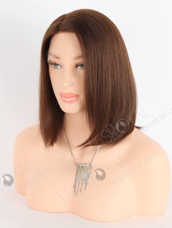 Bob Hairstyles Dark Brown Hidden Knots Lace Wigs For Women GRD-08021-24029