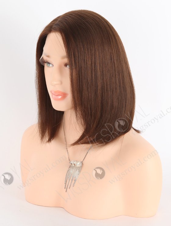 Bob Hairstyles Dark Brown Hidden Knots Lace Wigs For Women GRD-08021-24030