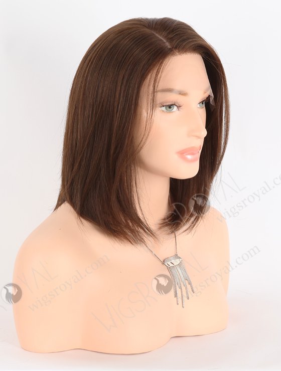 Bob Hairstyles Dark Brown Hidden Knots Lace Wigs For Women GRD-08021-24031