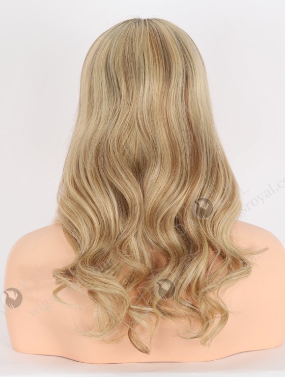 Gorgerous European Human Hair Blonde Highlight Color Lace Front Wig WR-CLF-047-24075