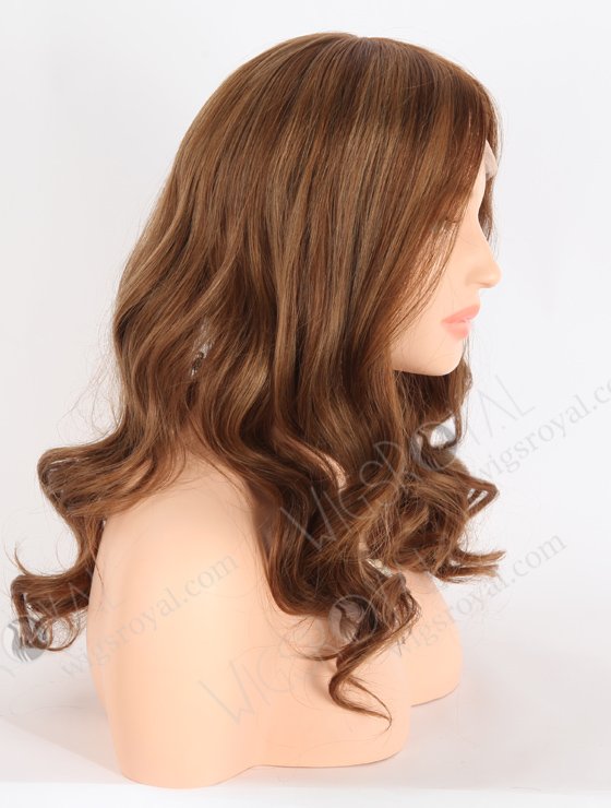 Effortless Beauty Realistic Hair Parting Highlight Color Human Hair Silk Top Lace Wig WR-ST-055-24290