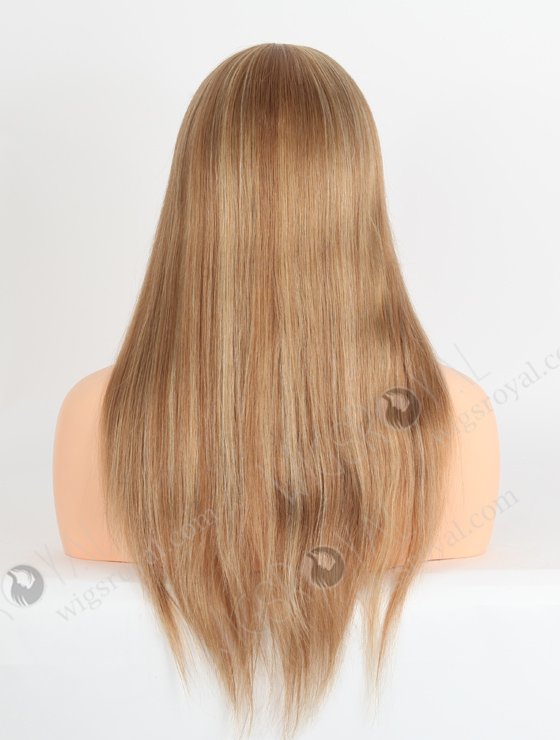 European Virgin Hair 18" Straight 8# With 22# Highlights Color Gripper Wig WR-GR-017-24286