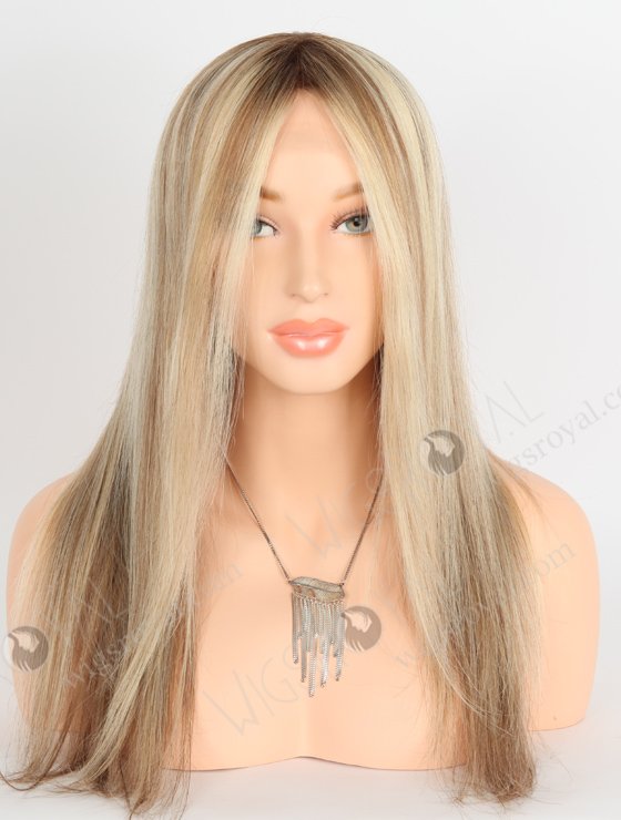 Factory Outlet High Quality Balayage Color European Human Hair Gripper Wigs For Alopecia WR-GR-013-24241