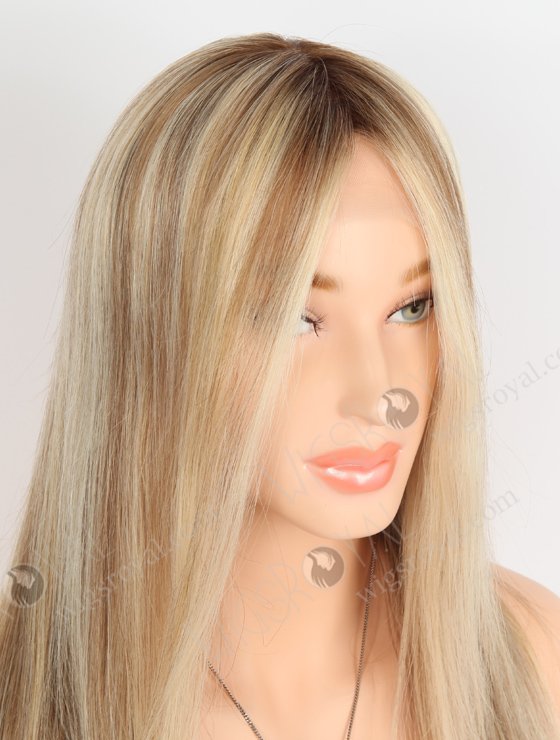 Factory Outlet High Quality Balayage Color European Human Hair Gripper Wigs For Alopecia WR-GR-013-24244