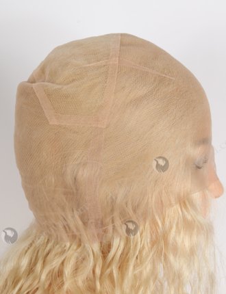 Pure White Color Top Quality European Human Hair Full Lace Wig For White Women WR-LW-136