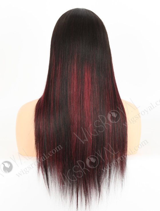 Fashion Highlight Red Color Silky Straight Lace Front Wig WR-CLF-052-24524