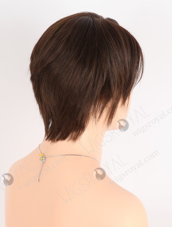 HD Lace Natural Looking Dark Brown Short Pixie Wigs WR-CLF-054-25001