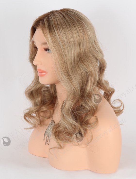 In Stock European Virgin Hair 16" Beach Wave B116 Color Lace Front  Wig RLF-08011-25459