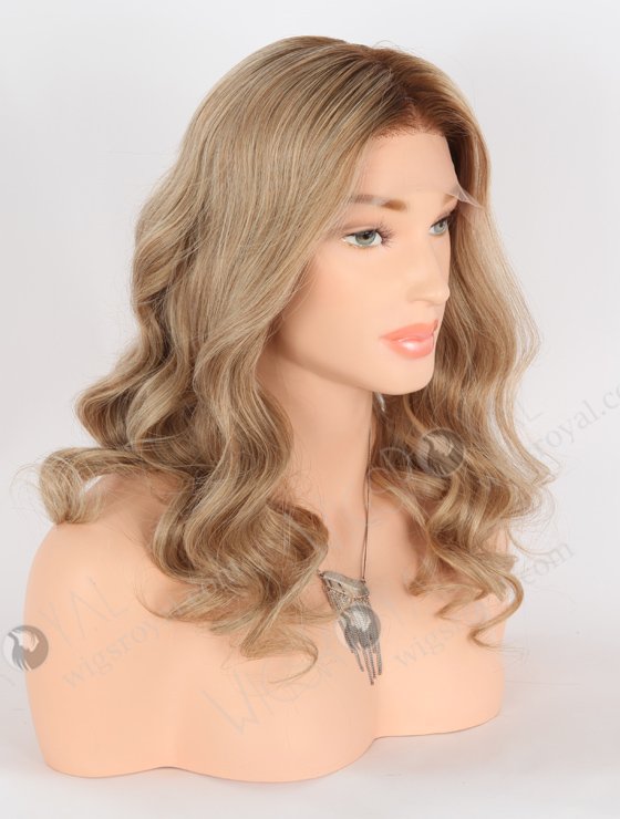 In Stock European Virgin Hair 16" Beach Wave B116 Color Lace Front  Wig RLF-08011-25462