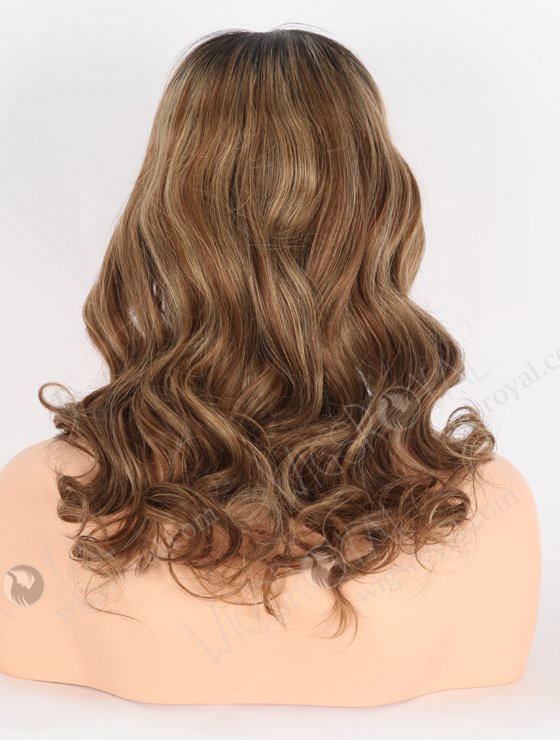 Trend Brown Highlight Balayage Color Rene Lace Front Wig RLF-08016-25522