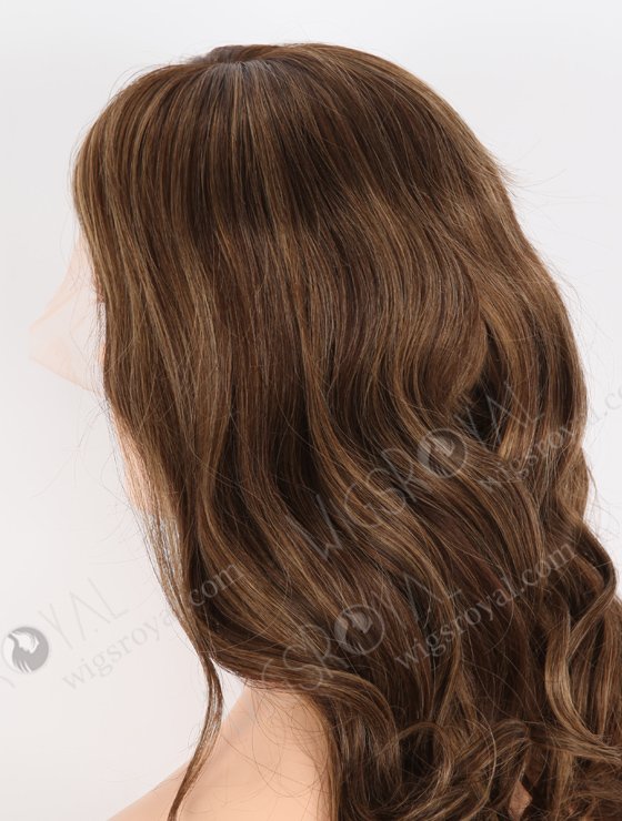 In Stock European Virgin Hair 16" Beach Wave 3# With T3/8# Highlights Color Lace Front Wig RLF-08024-25551