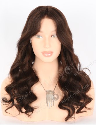 Awesome Dark Golden Brown Lace Front Wig RLF-08030