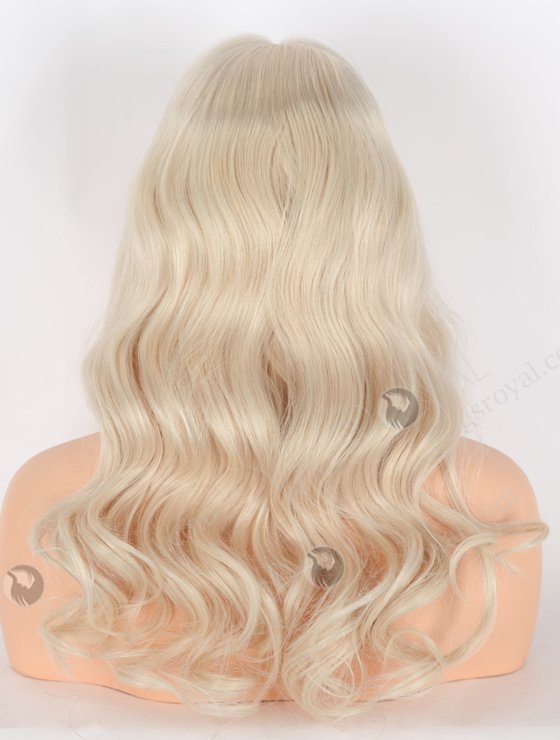 In Stock European Virgin Hair 20" Beach Wave White Color Lace Front Wig RLF-08031-25608