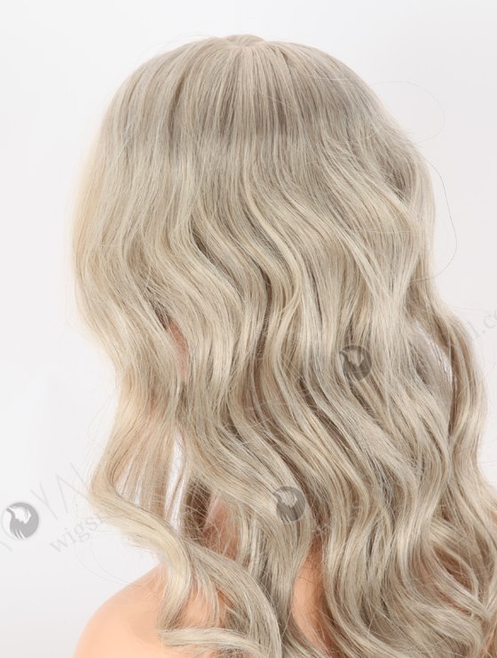 Beautiful Long Lace Front Wig With Grey Color RLF-08040-25725