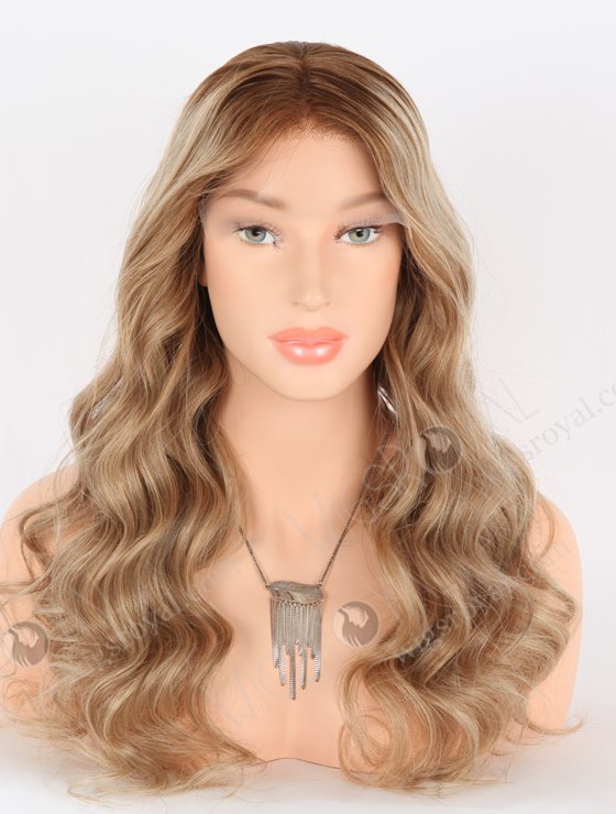 In Stock European Virgin Hair 20" Beach Wave B116 Color Lace Front  Wig RLF-08012-25731