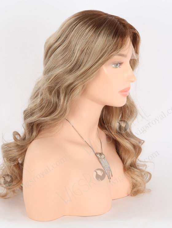 In Stock European Virgin Hair 20" Beach Wave B116 Color Lace Front  Wig RLF-08012-25737