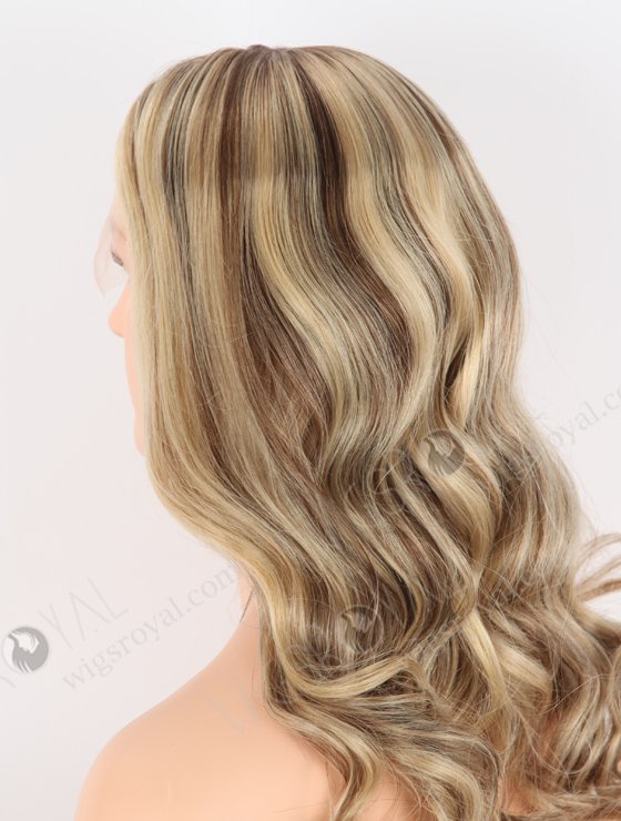 Attractive Blonde Lace Front Wig With Brown Highlights RLF-08022-26013
