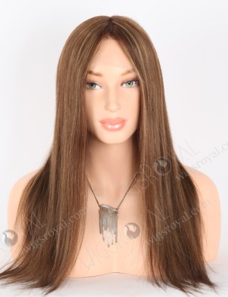Realistic Human Hair Glueless Wigs With Silk Top GLL-08071