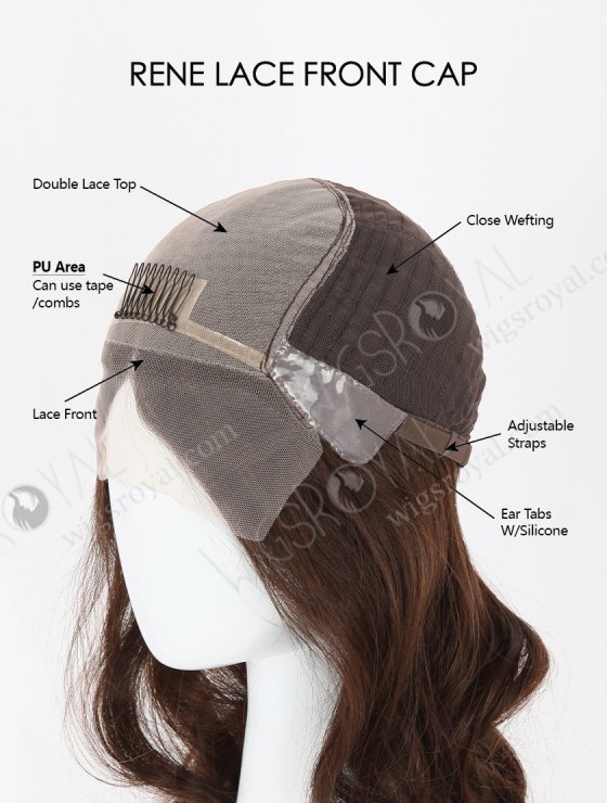 Suitable Beach Wave Lace Front Wigs for Women RLF-08003-26184